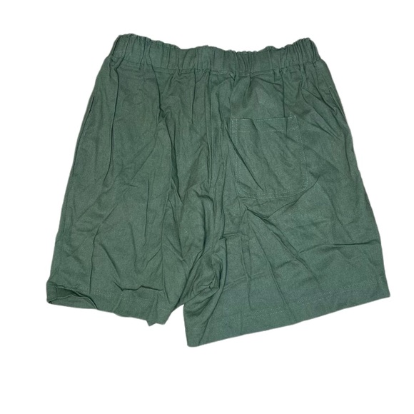 BCBGeneration Relaxed Stretch Tie Waist Short Green Women’s Size M - Picture 4 of 6